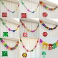 thumbnail image 5 of 2/4/8Pcs Multi Colour Party Supplies Xmas Gift Ceiling Wreath Hanging Decoration Christmas Decor Metalic Foil Garland, 5 of 5