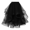 thumbnail image 6 of Women's Tulle Skirts Womens Petticoat Skirts Ballet Tutu Skirt Women and Big Girl's Layered Tulle Petticoat Halloween Tutu Skirts Carnival Costumes for Women, 6 of 6