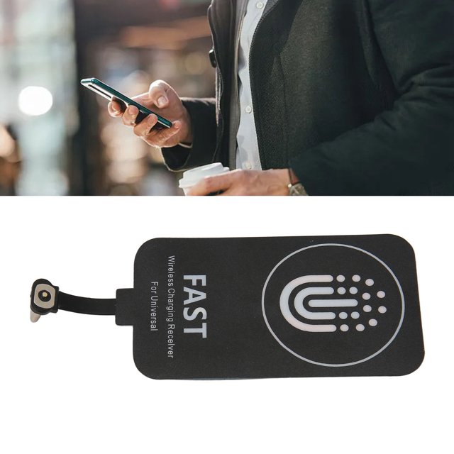 Parche de Carga Inalámbrica, Protección Múltiple Alta Tasa de Conversión Receptor de Cargador Inalámbrico 10W 5V Para Propositivo Tipo C