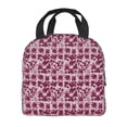 thumbnail image 4 of ZICANCN Insulated Lunch Bag for Women Men , Scrapbook Scrap Elements Reusable Cute Lunch Bag for Women Mens for Picnic School Work Office, 4 of 8