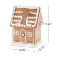 thumbnail image 2 of Holiday Time Ceramics Gingerbread House Cookie Jar, Ceramic Cookie Jar for Kitchen Counter, Great for Cookies, Treats & Holiday Décor,9.4inch, 2 of 5