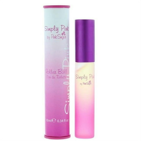 Aquolina Simply Pink Eau de Toilette, Perfume for Women, 0.34 Fl Oz Rollerball