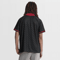 thumbnail image 2 of Men's Fanatics Black/Red Atlanta Falcons Homerun Raglan V-Neck Polo, 2 of 4