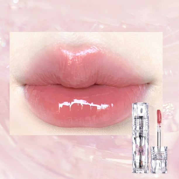 2,6 ml Mini Moisturizing Lip Gloss Set Aceite labial hidratante de larga duración con acabado de alto brillo, fórmula ligera y no pegajosa, tratamiento labial de tamaño de viaje para hidratar