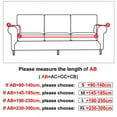 thumbnail image 4 of Stretch Sofa Cover Spandex Sofa Covers for Living Room Sectional Furniture Slipcover Chair Protector 1/2/3/4 Seater, 4 of 7