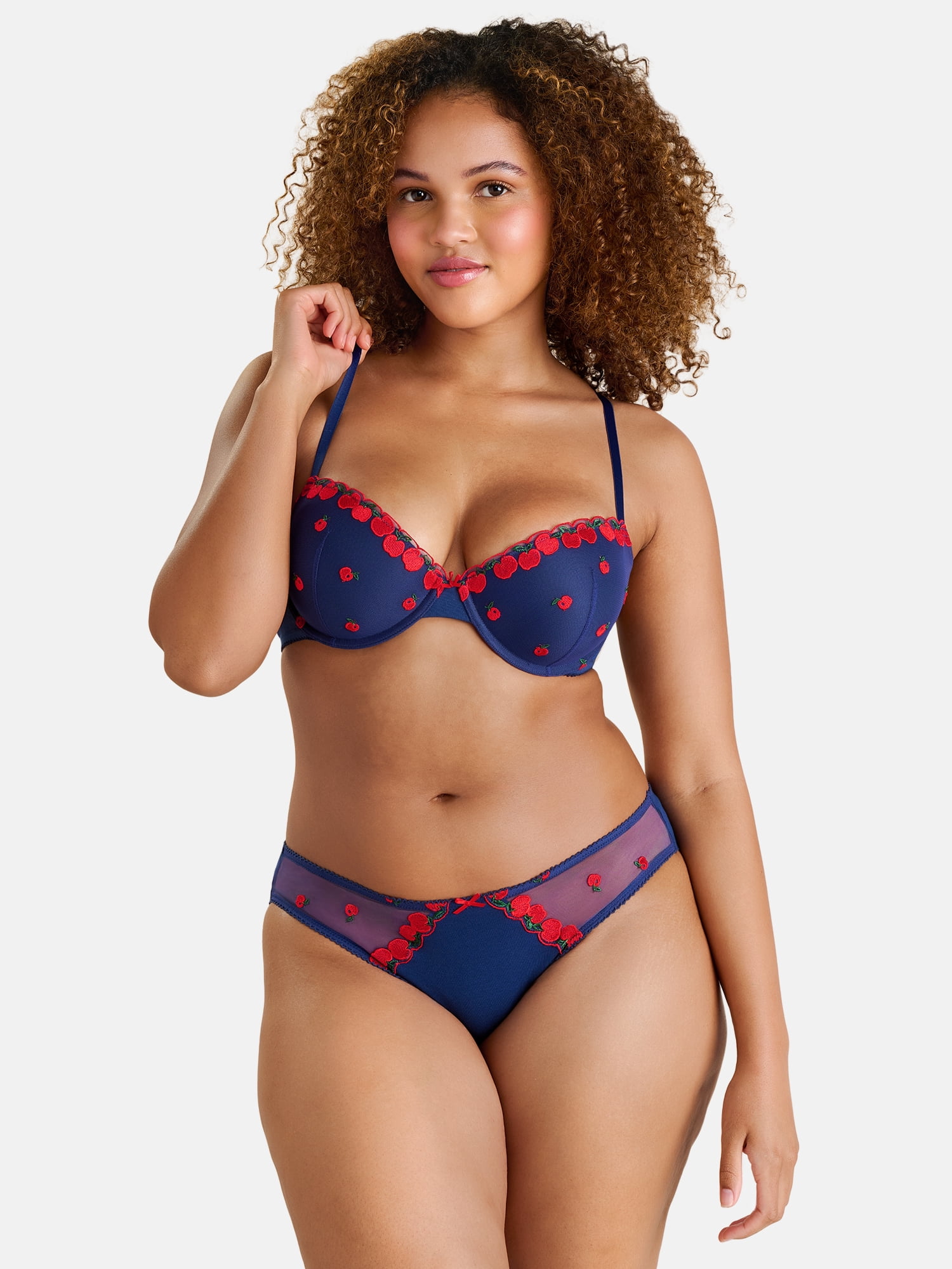 Fresh by Fruit of the Loom 2-Pack Embroidered Bikini, Sizes XS to XXL