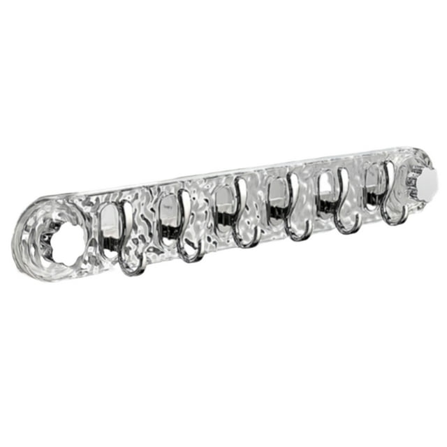 pitrice Crochet de Porte à Ventouse Forte Imperméable et Résistant à la Rouille Non Perforé pour Chambre Salle de Bain Crochet transparent Haut et Bas