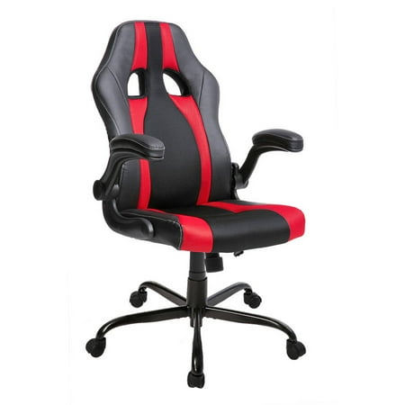 merax high back pu leather and mesh office chair executive racing