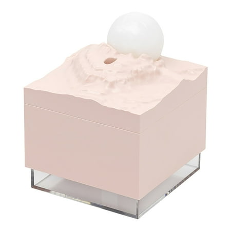 

Kiteky Humidifier Humidifiers for Bedroom 300Ml Portable Air Humidifier Meteorite Modeling/Silent Humidification/Large Mist Humidifiers for Bedroom Easy to Fill and Clean Humidifier for Plant Pink