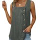 thumbnail image 3 of Camiseta sin mangas con cuello cuadrado para mujer,Camiseta sin mangas para mujer Camiseta sin mangas holgada para mujer Camiseta sin mangas para mujer Creado magistralmente, 3 of 6