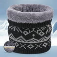 thumbnail image 3 of Winter Scarf Neck Warmer Gaiter - Woman Knit Warm Fleece Ski Face Mask Tube Circle Scarves, 3 of 8