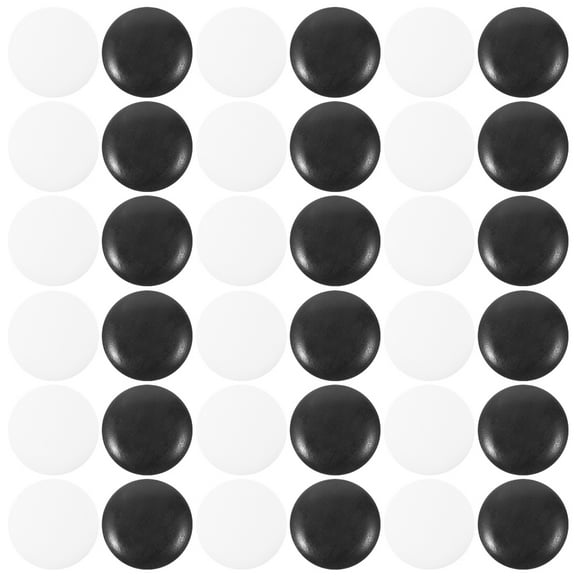 Beaupretty 100Pcs Go Game Pieces Resin Craft Stones Assorted Colors for DIY Accessories