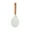 White, variant on Multi-Function Spoon, 2 in 1 for Cooking, Silicone Spatula Spoon with Wood Handle, Kitchen Gadget – Zjh Textile, for Nonstick Cookware Stirring and Serving Silicone Spoon