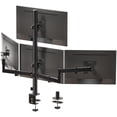 thumbnail image 1 of WALI Support de Moniteur Quad pour Écrans de 13 à 27 Pouces, Support de Moniteur Entièrement Ajustable pour 4 avec Pivot, Inclinaison, Rotation, Pince et Trousse de Base à Oeillets, Charge Max 22 Lb, 1 of 8