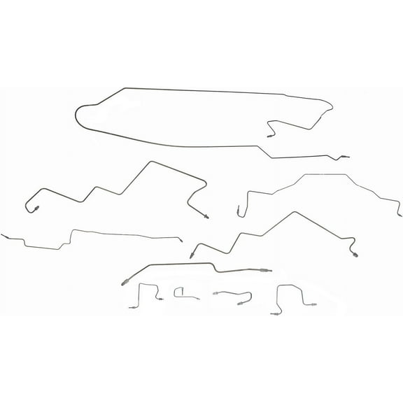 Dorman 919-215 Brake Hydraulic Line Kit for Specific Dodge Models Fits select: 2001 DODGE RAM 2500