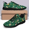 thumbnail image 4 of St Patricks Day Shoes for Women Men Running Sneakers Breathable Casual Sport Tennis Shoes Black Size 3.5, 4 of 5