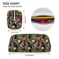 thumbnail image 4 of Goofa Watercolor Tropical Flowers Pattern Leather Pencil Case, Pencil Pouch, Pencil Bag, Pen Case, Pen Pouch, Pen Bag, Pencil Pouches, Pencil Bags,College Pencil Case, 4 of 7