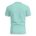 thumbnail image 5 of Mens Polo Shirts Short Sleeve Solid Color Golf Shirts for Men Casual Summer Classic Collar Shirts with Pocket, 2XL, 5 of 5
