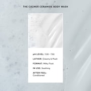 Naturium The Calmer Ceramide Body Wash, Frangrance-Free, Cleansing & Moisturizing for Dry, Sensitive Skin, Dermatologist-Tested, Paraben & Cruelty-Free, 16.9 fl oz