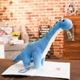 thumbnail image 3 of 100cm Giant Simulation Dinosaur Plush Toys Cartoon Diplodocus Plush Pillow Cute Stuffed Toy Dolls Children Boys Birthday Gift, 3 of 5
