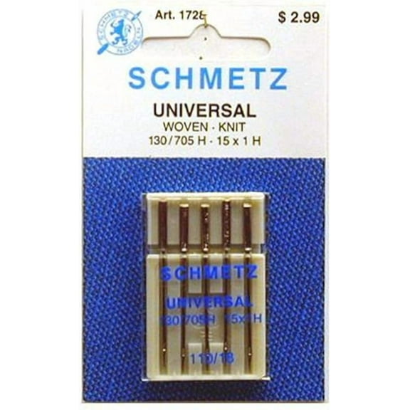 Teamwork SCHMETZ Universal Machine Needles 5/Pk- Size 18/110