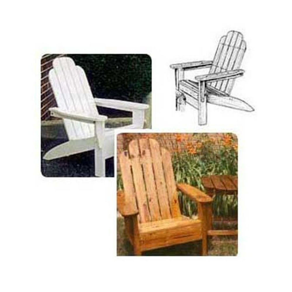 Woodworking Project Paper Plan to Build Folding Adirondack 