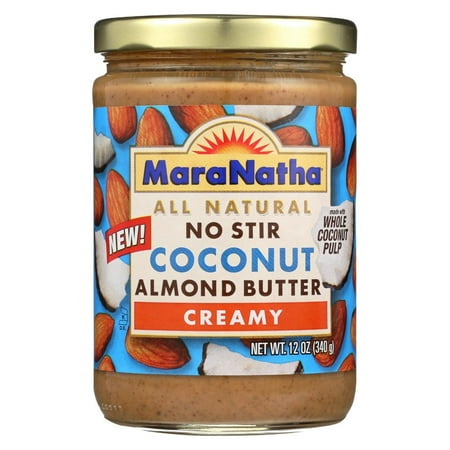 Almond Coconut Butter - Maranatha Natural Foods Coconut Almond Butter - Creamy - No Stir - Pack of 6 - 12 Oz