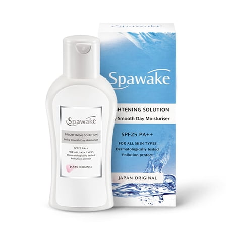 Spawake Vitamin C Moisturizer for face, Brightening Solution Milky Smooth with SPF 25/PA++, 40ml