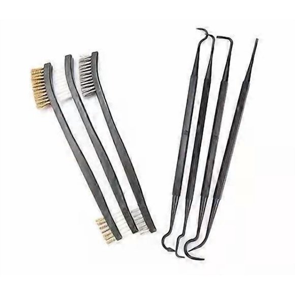 3/4/7pcs Outdoor Rifle Cleaning Kit 3pcs Brush 4pcs Pick Set Rifle Pistol Camping Accessories Rifle Cleaning Tool