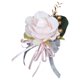 thumbnail image 4 of Broche Boutonniere de boda, Boutonniere de traje de novia, Boutonniere de novio romántico, Flor de novio, Boutonniere de fiesta de bodas Rosa claro, 4 of 8