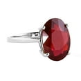 thumbnail image 5 of Galaxy Gold 14K Solid White Gold 7.5 Carat Natural Ruby Ring - July Birthstone - Symbol of Passion & Vitality - Made in USA - Fine Jewelry for Women, 5 of 5