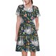 thumbnail image 1 of Balery Cute Sloth Vestidos sueltos de manga corta para mujer, vestidos de verano 2025, vestidos casuales de corte A con vuelo., 1 of 6