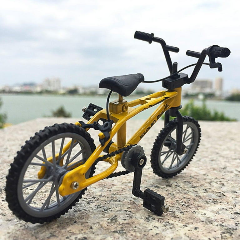 Tech Deck Finger Bike Bicycle Toys Boys Kids Children Wheel BMX Model Toy Mini Finger Bicycle Toys Alloy Miniature MTB Bike Model for Kids Creative Gift Walmart