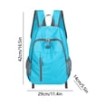 thumbnail image 3 of Mochila plegable ligera – Mochila de día resistente al agua para viajes, senderismo, acampada, escuela, deportes al aire libre y desplazamientos diarios., 3 of 6