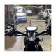 thumbnail image 4 of Parabrisas gris ovalado modificado retro para motocicleta Yashi gris, 4 of 5