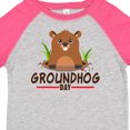 thumbnail image 4 of Inktastic Groundhog Day with Cute Groundhog Illustration Boys or Girls Toddler T-Shirt, 4 of 5