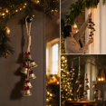 thumbnail image 4 of Christmas Bells Hanging Decor Vintage Metal with Rope Bow Tree Door Decor, 4 of 7
