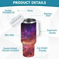 thumbnail image 5 of Phoenix Clouds 40 oz Tumbler Insulated&nbsp;Travel Mug Leak Proof Water Bottles Glasses Fits in Car Cup Holder, 5 of 8