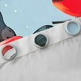 thumbnail image 4 of jejeloiu Kawaii Snowmen Black Out Curtains,Merry Christmas Curtains Pack of 2 (42x63 Each),Red White Blue Bedroom Curtains For Childrem,Ultra Soft Home Decor, 4 of 6