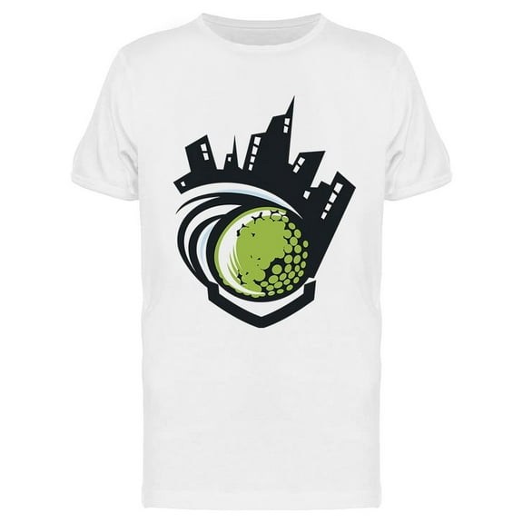 Golf City  T-Shirt Men -Image by Shutterstock, Male Medium