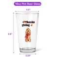 thumbnail image 5 of Happy Thanksgiving Cocker Spaniel with Turkey Pumpkins Autumn Vibes 16oz Pint Beer Glass Mug Cockers Dog Lover Gifts Beer Glasses Cup - 12018, 5 of 5