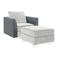 thumbnail image 1 of HONBAY Module d'Accoudoir Latéral pour Sofa Modulaire, Paire d'Accoudoirs pour Canapé Sectionnel Modulaire, Gris Bleuâtre, 1 of 5