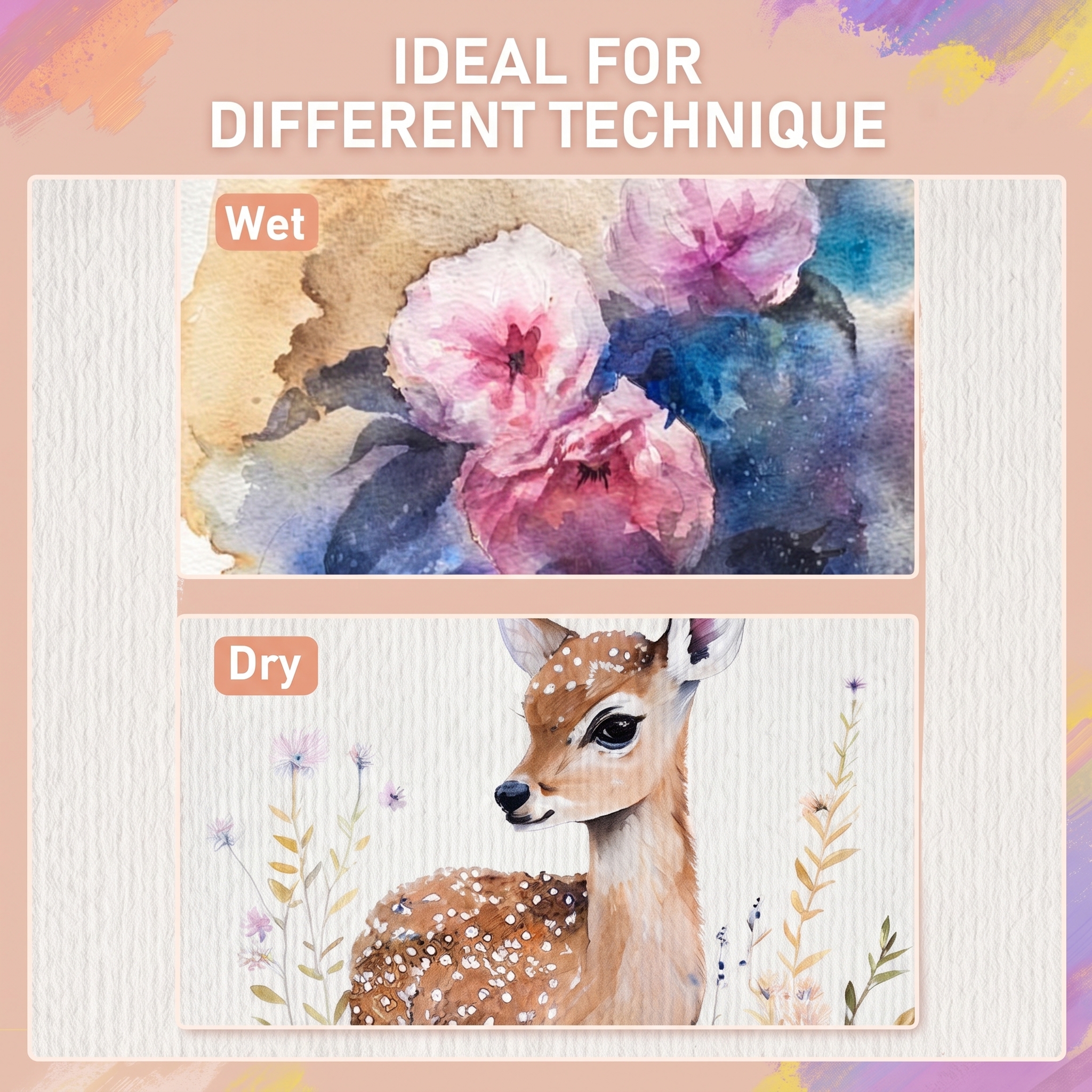 NicPro 100 Colors Watercolor Paint Set with Brushes & Paper photo 7