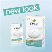 Dove Sensitive Beauty Bar Soap, Fragrance Free & Hypoallergenic, For Sensitive Skin, 3.75 oz, 12 Bars