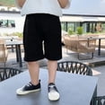 thumbnail image 4 of XXWXYD Teen Boys Bermud𝖺 Athleti𝖼 Shorts Drawst𝗋ing Elastic Waist Sweat Shorts with Pockets Kids Loose Fit Casual Summer Clothes Boys Cargo Shorts, 4 of 5