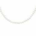thumbnail image 2 of Primal Silver Sterling Silver Rhodium-plated 9-10mm White Freshwater Cultured Pearl Necklace, 2 of 5