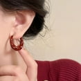 thumbnail image 4 of Collier Boucles d'Oreilles en Zircon Noir pour Femmes Ensemble P2K6, 4 of 6