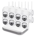thumbnail image 1 of Sistema de videovigilancia inalámbrico, Kit de cámara IP de seguridad impermeable, P2P, NVR, H.265, 8 canales, 3MP, Audio, WIFI, PTZ, detección humana, 1 of 4