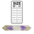 thumbnail image 3 of Vintage Plant Lavender Purple Flower Butterfly Modern Table Runner Wedding For Party Event Home Decoration Table Mat Accessories, 3 of 5