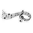 thumbnail image 4 of Music Note Print Wall Sticker Vinyl Decal Notes Notes Home Decor, 4 of 9